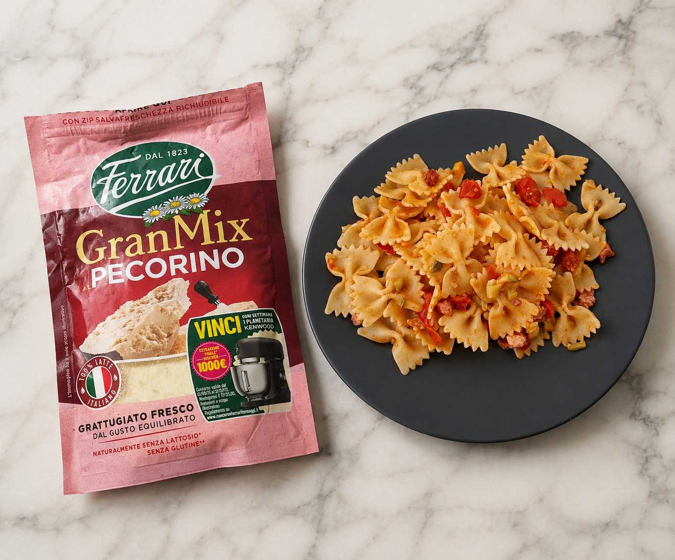 Farfalle primavera