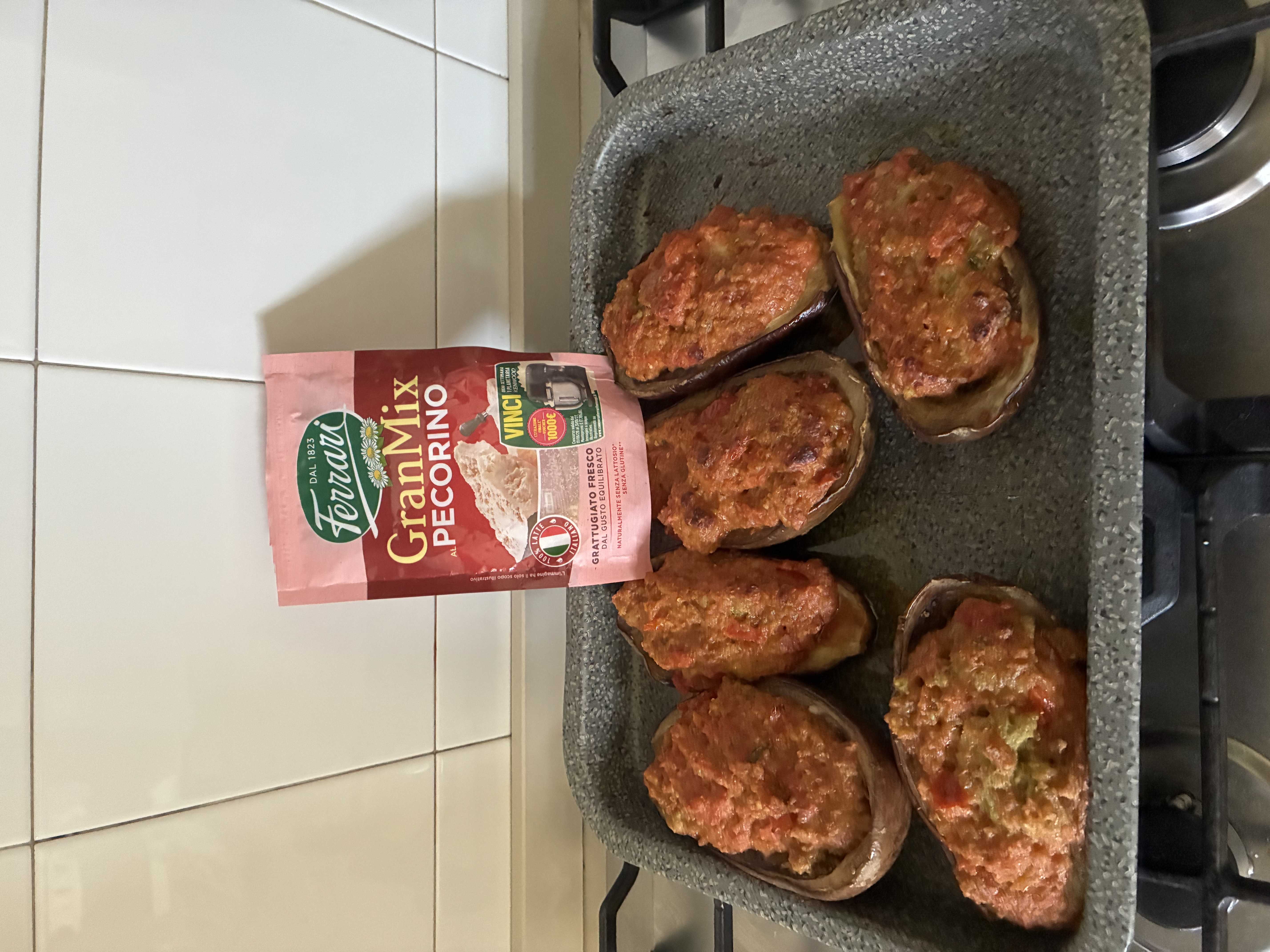 Melenzane ripiene al forno