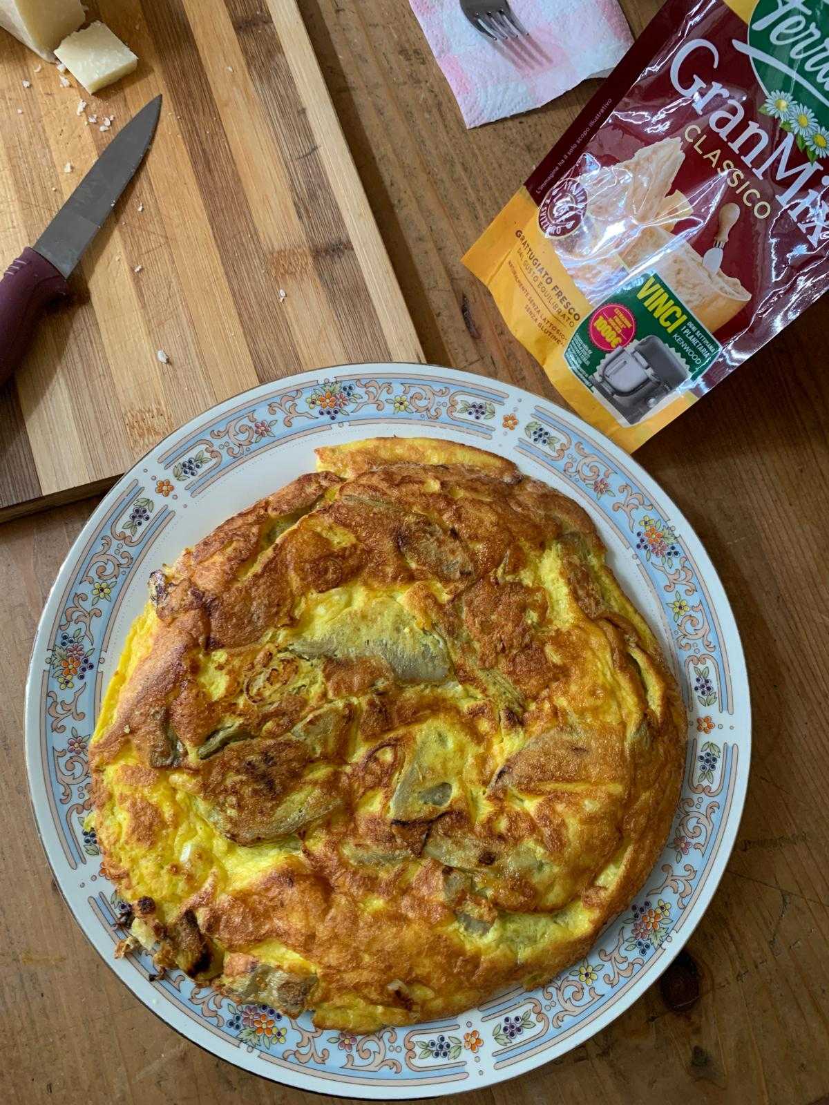 Frittata con carciofi