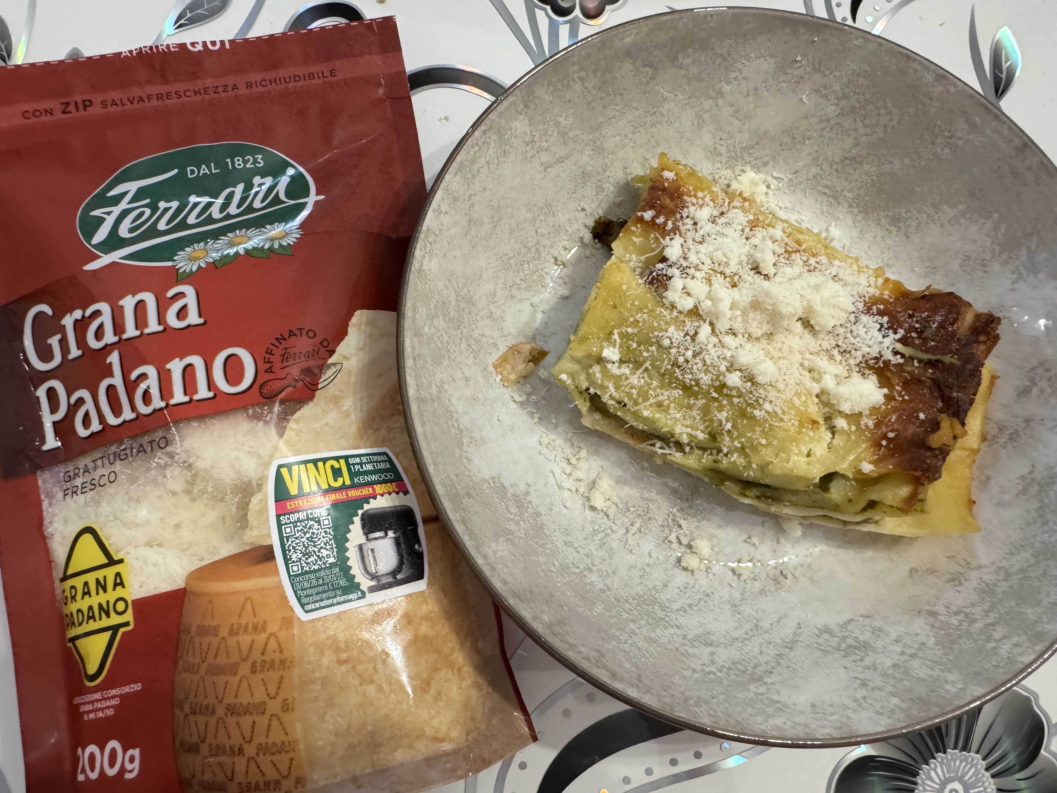 Lasagne besciamella e pesto