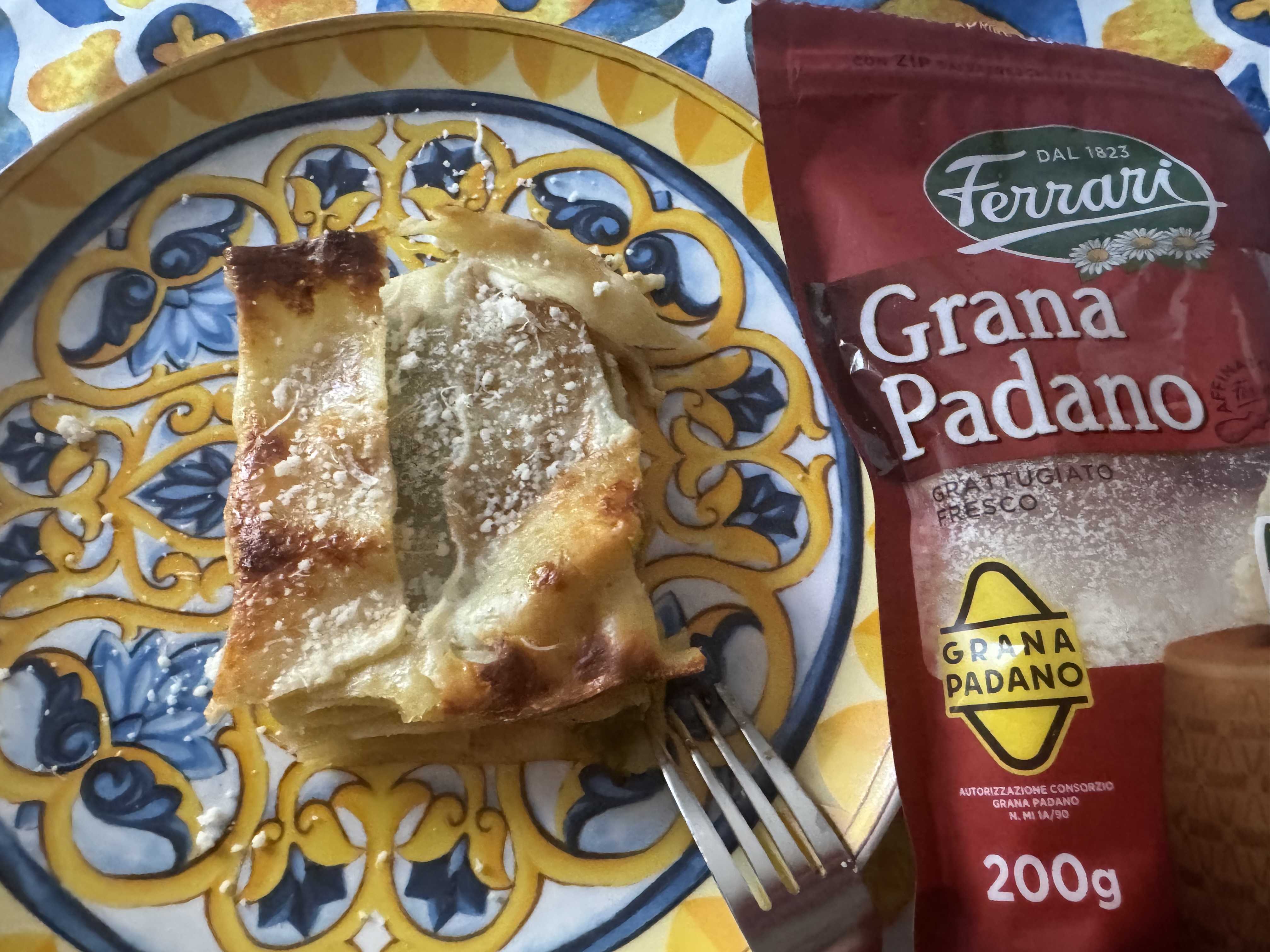 Lasagne besciamella e spinaci