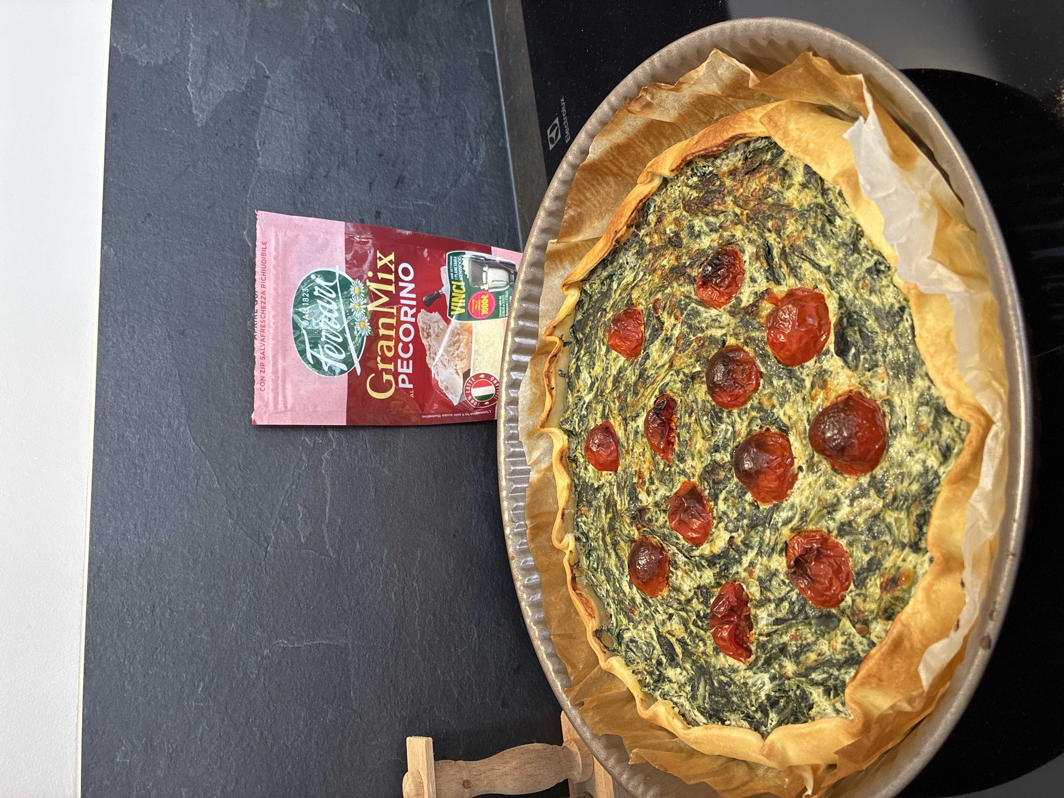 Torta salata gustosa.