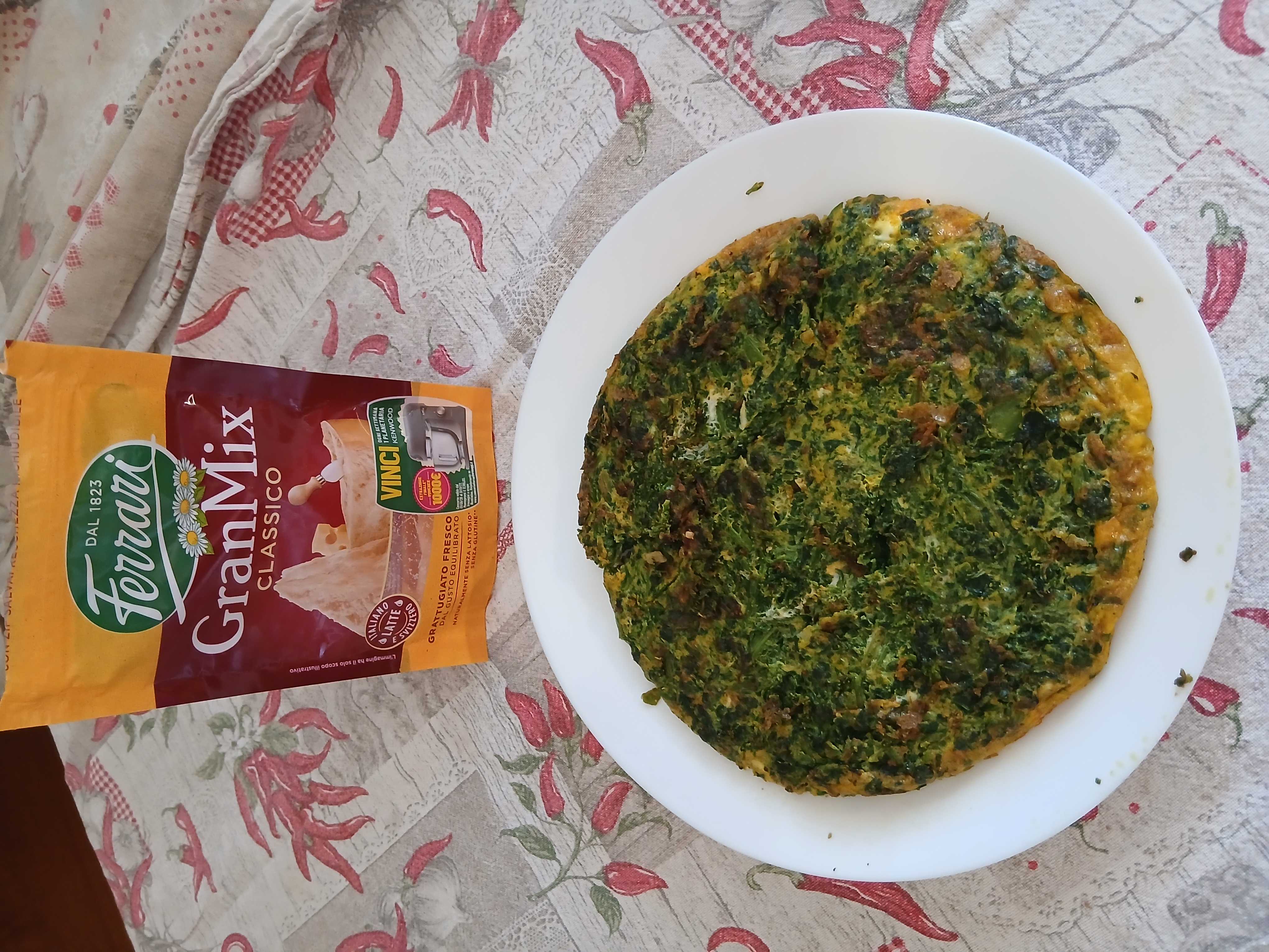 Frittata di spinaci