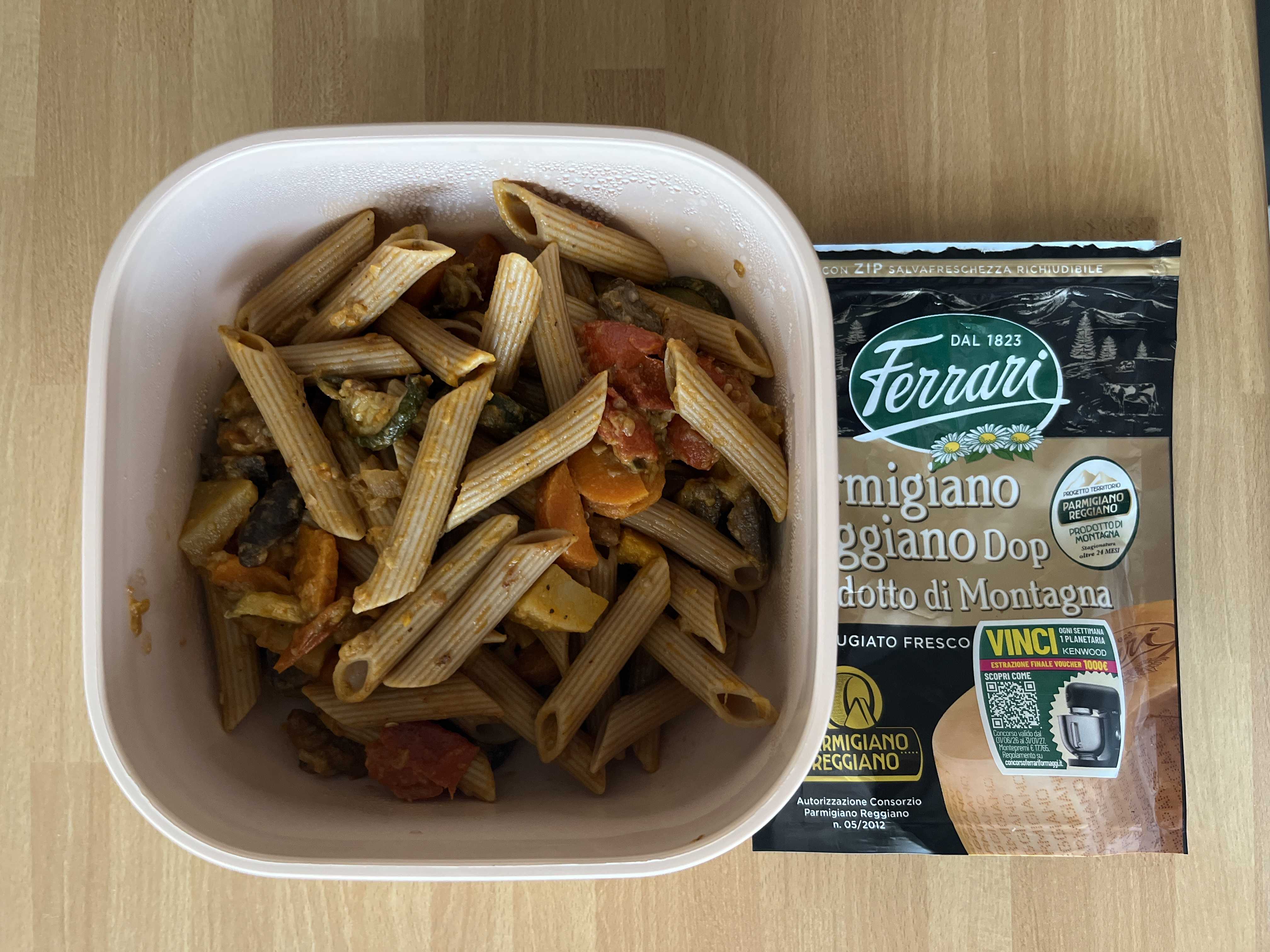 Penne integrali alle verdure