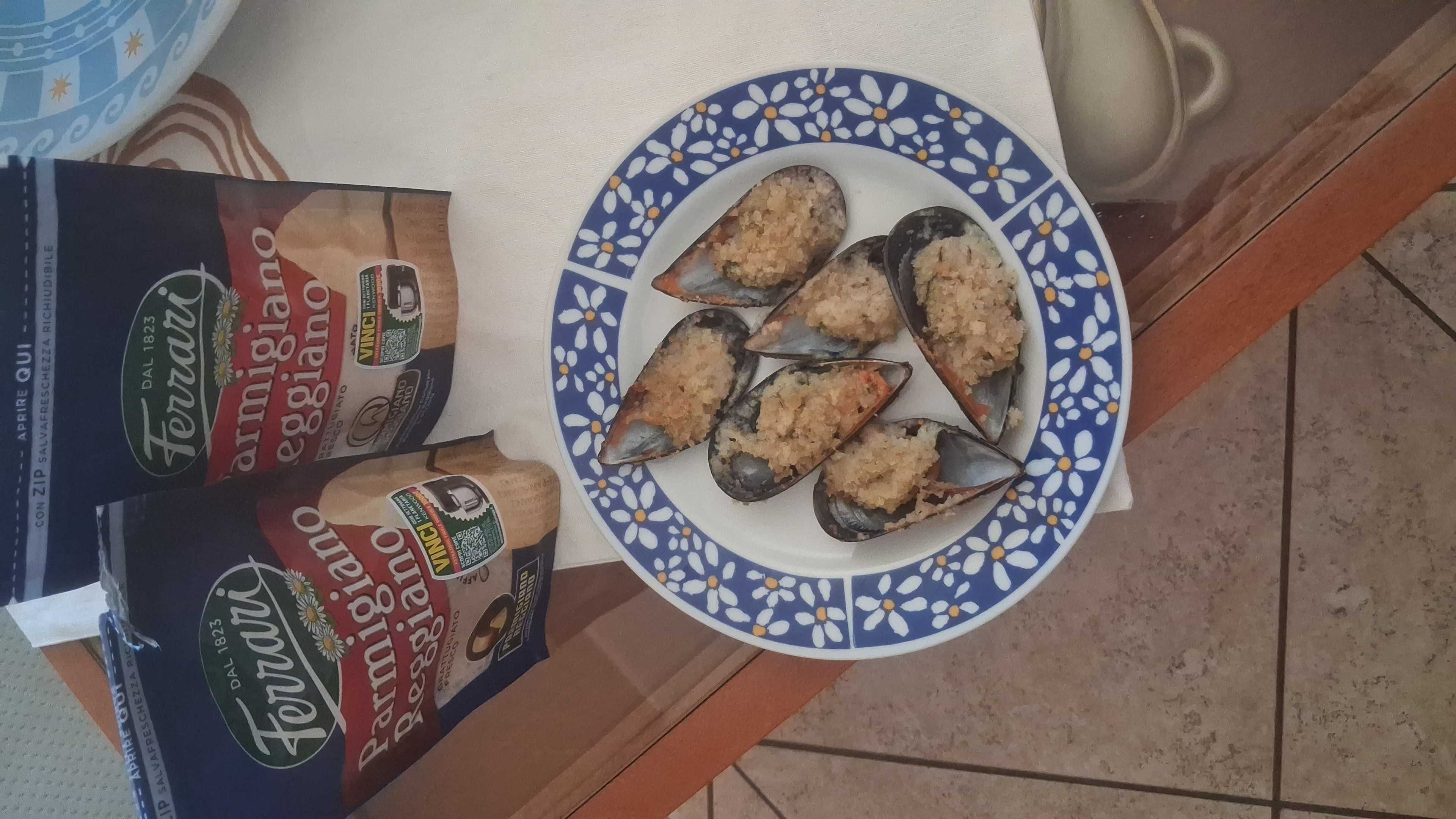 Cozze gratinate