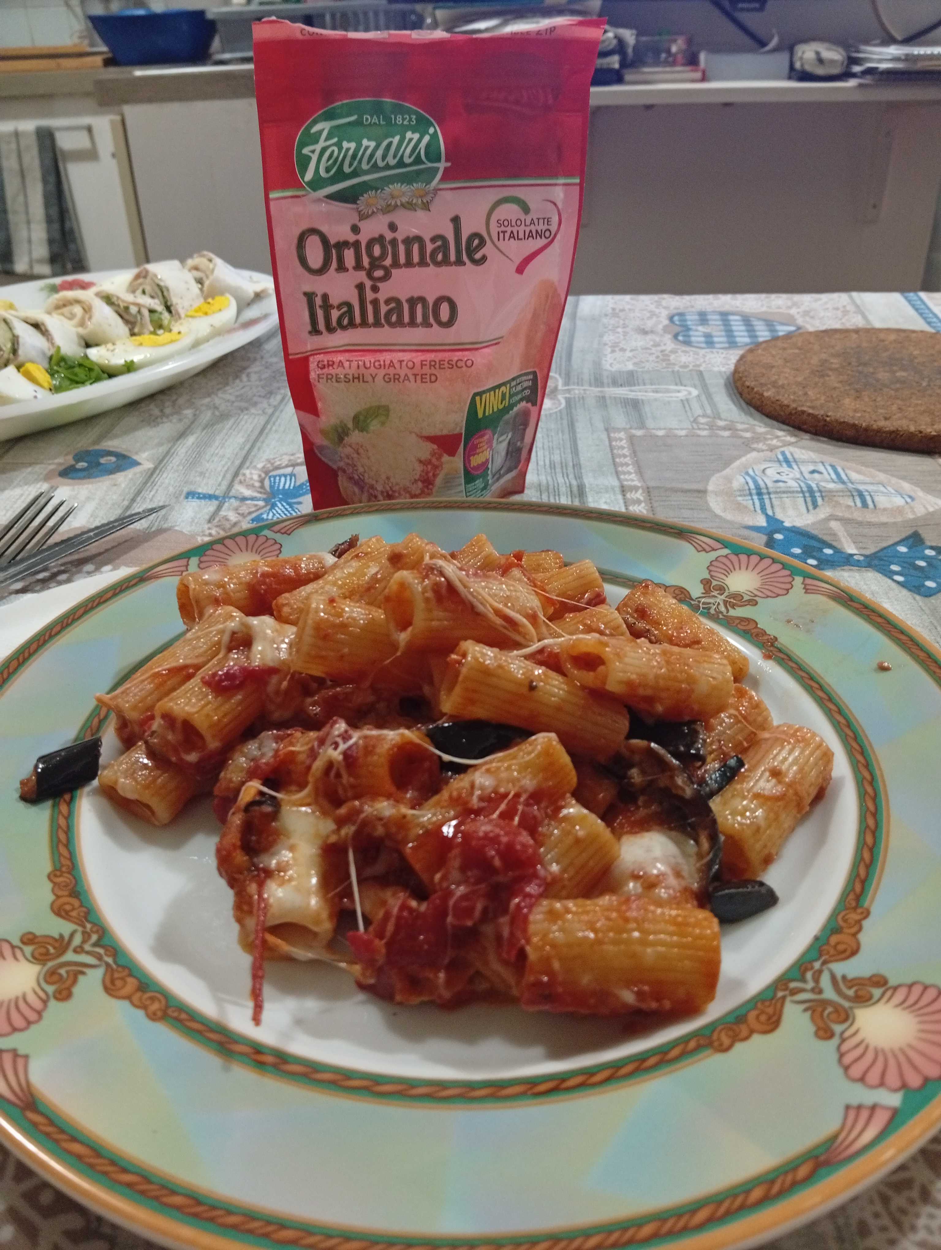 Pasta al forno con melanzane