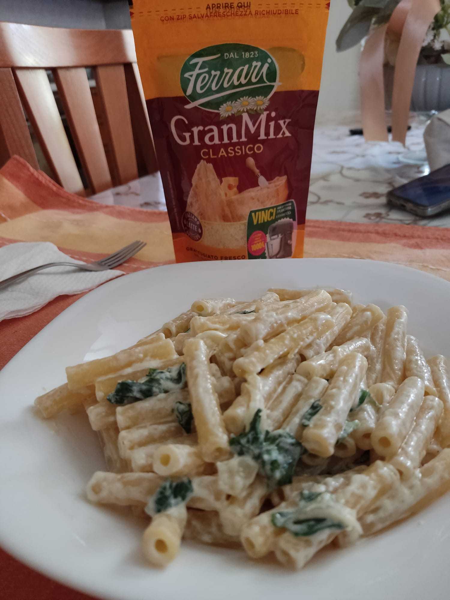 Ziti panna e basilico
