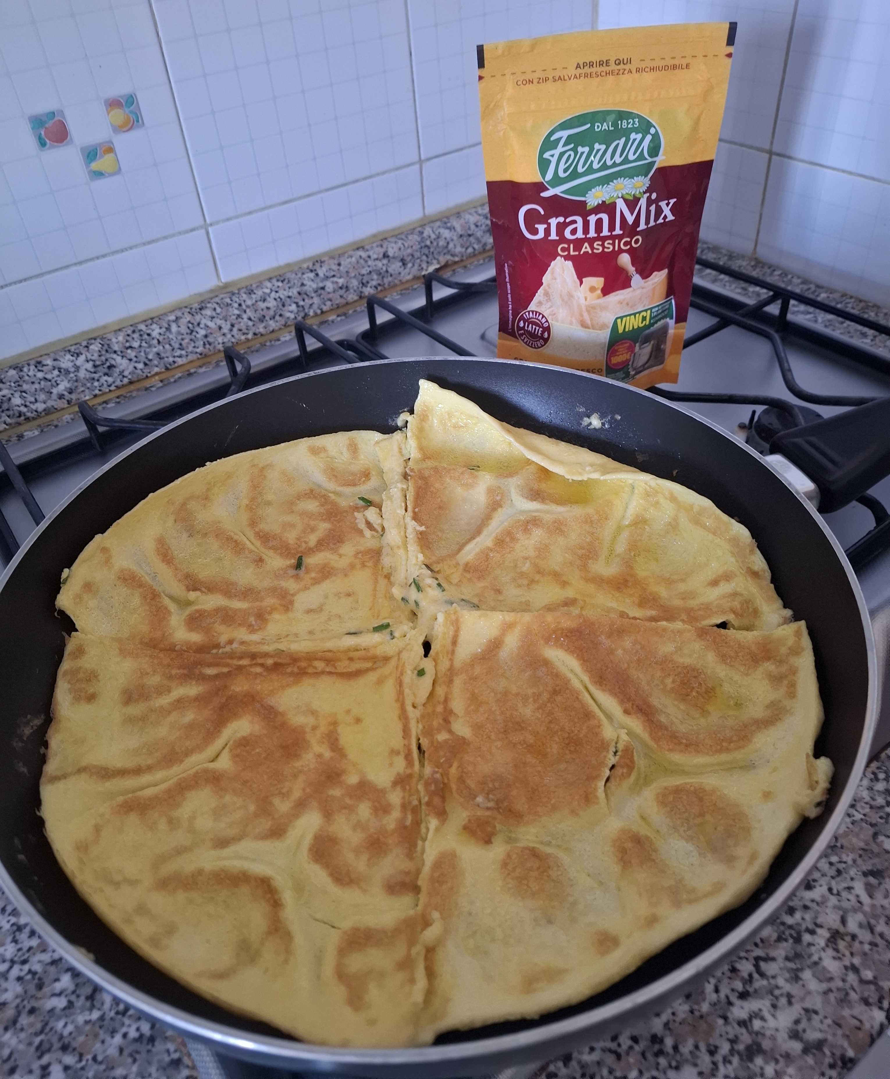 Frittata con uova d\'oca