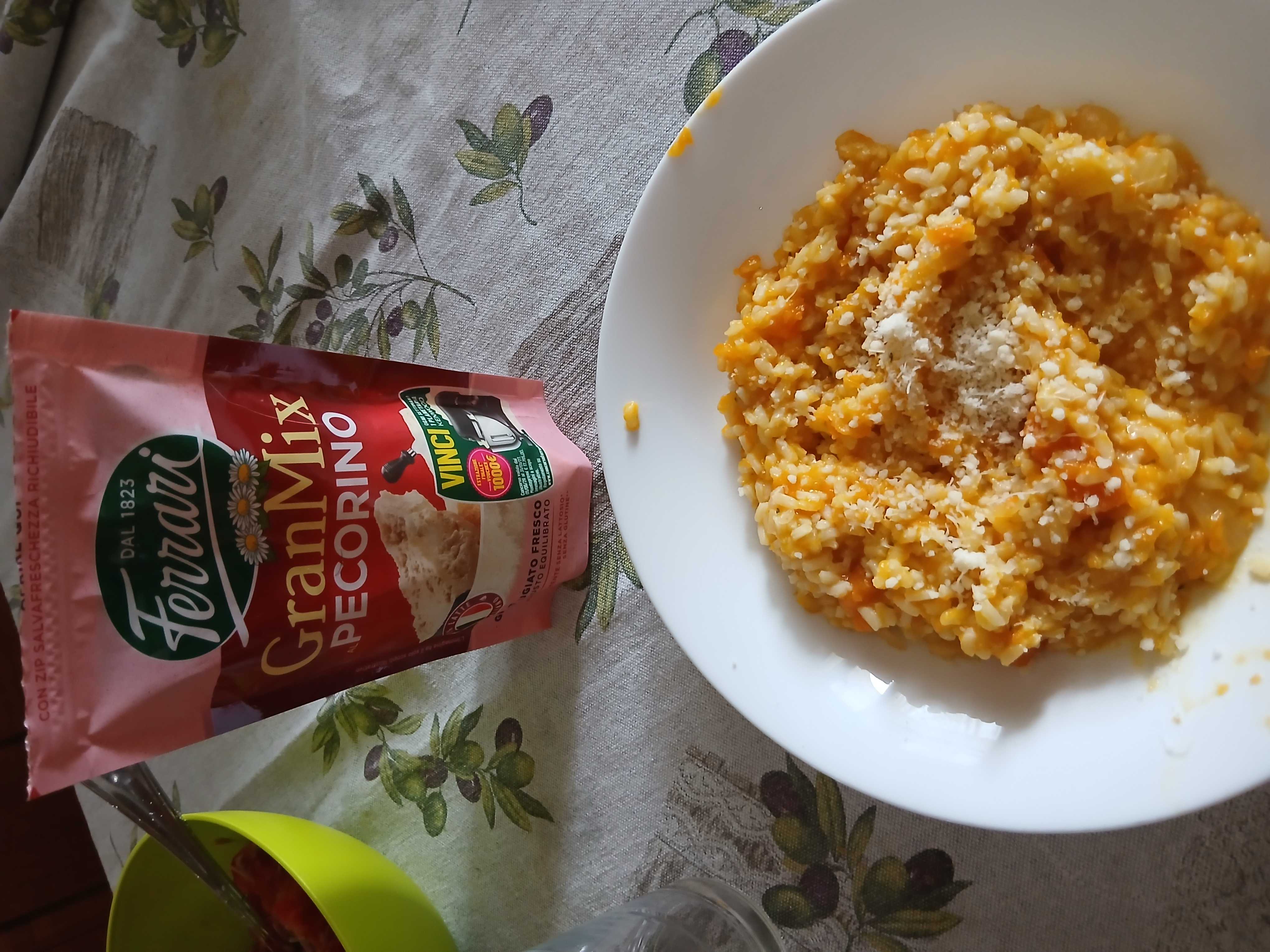 Riso salciccia e zucca