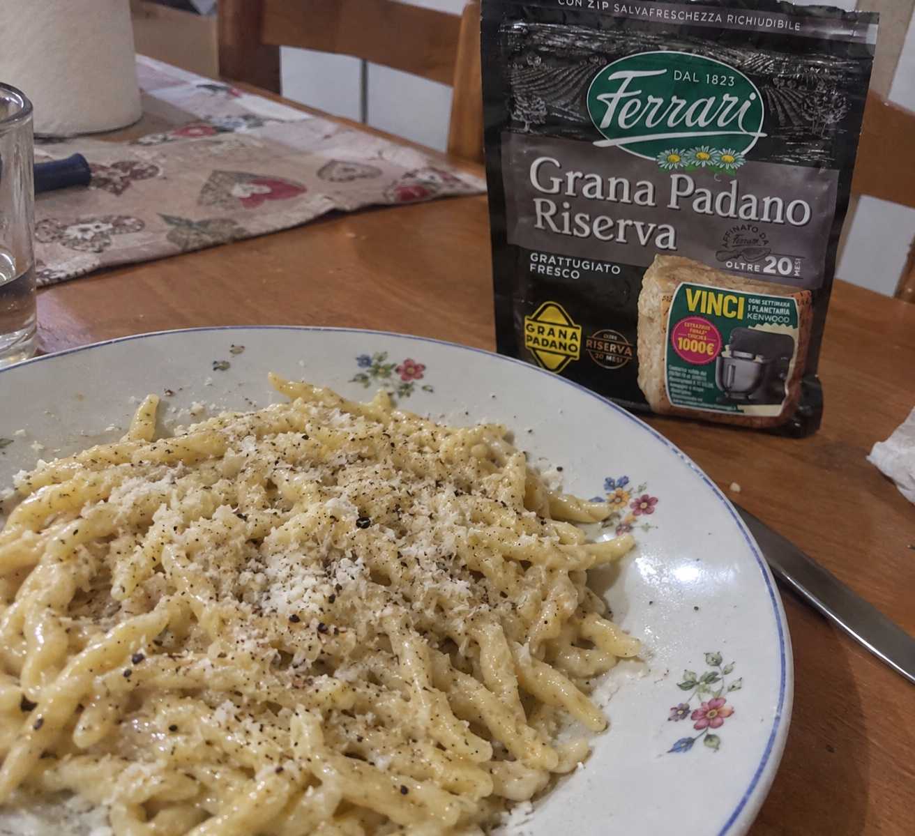 CACIO E PEPE IN FERRARI