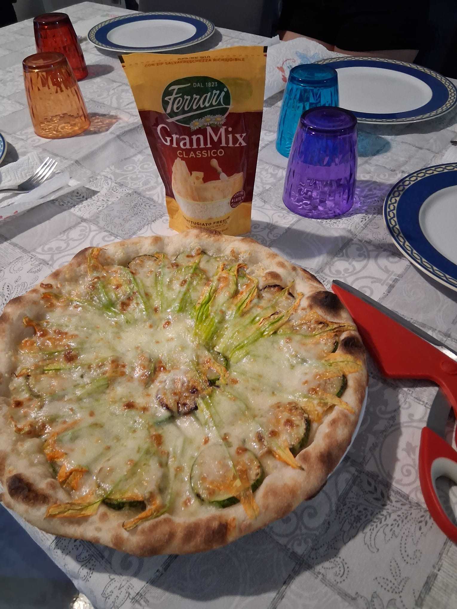 Pizza fiori di zucca