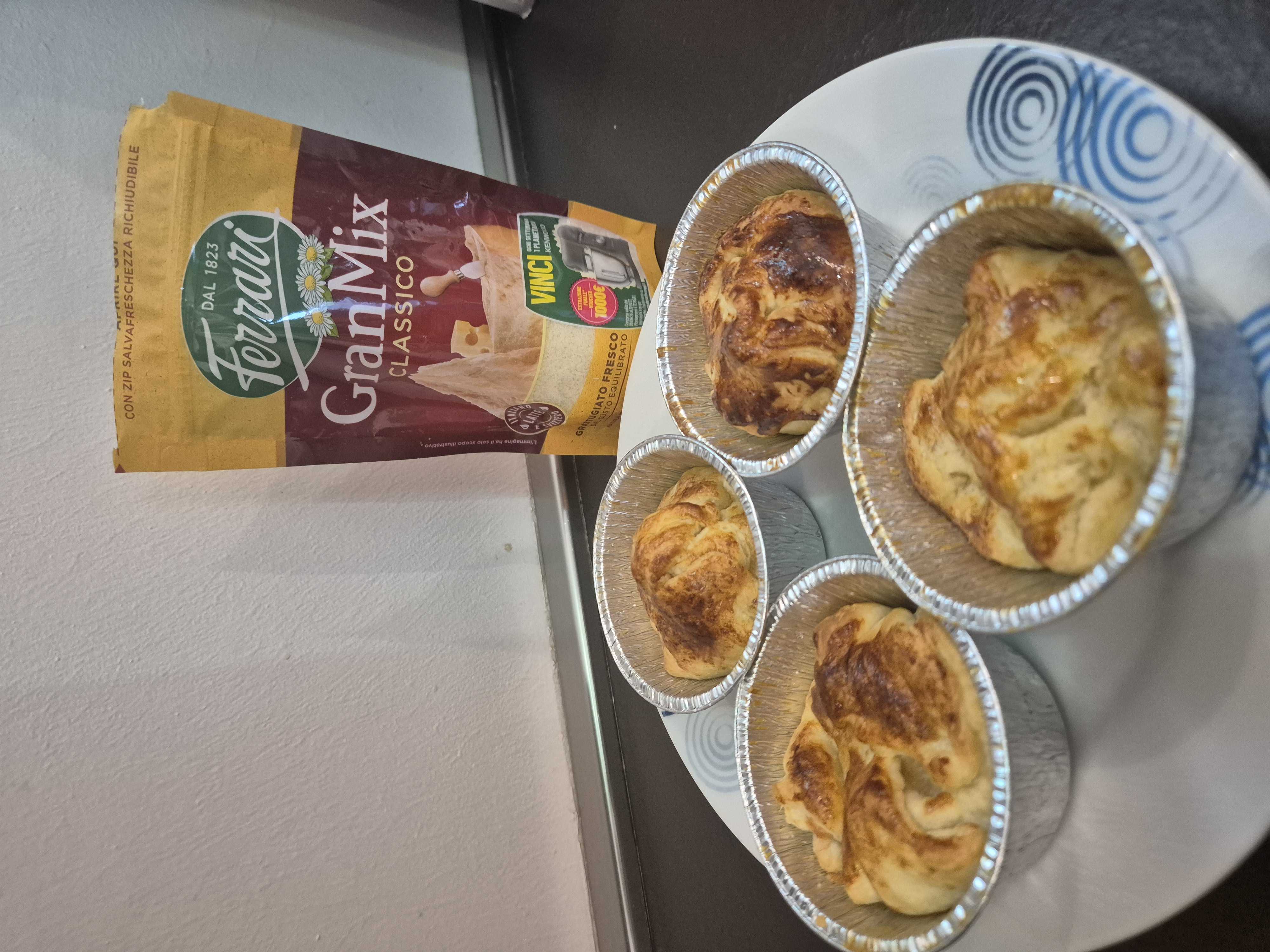 Cestini ripieni gratinati