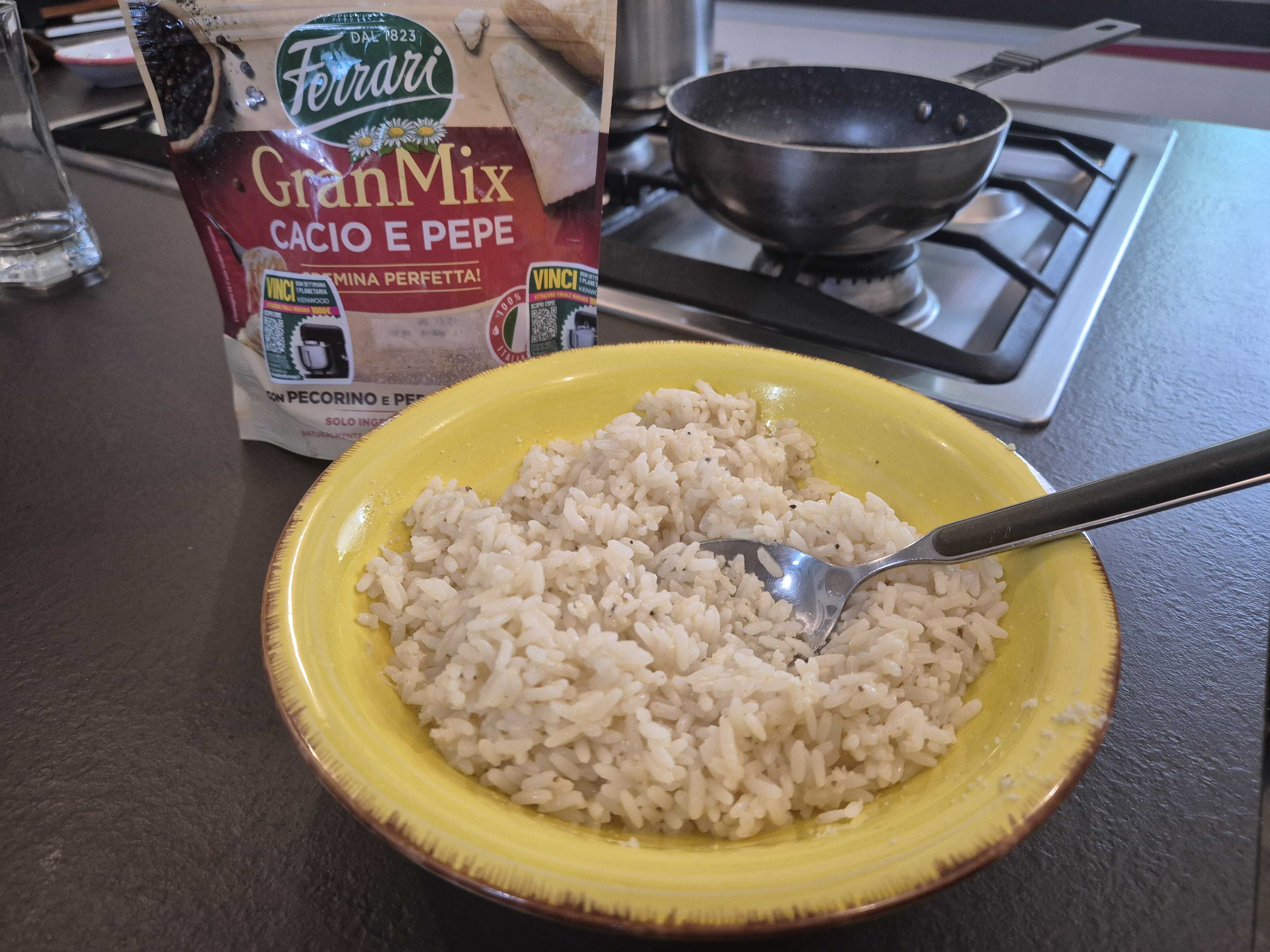 Risotto cacio e pepe